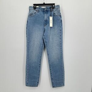 Rolla's Dusters Old‎ Stone Jeans Size 28 Blue High Rise Tapered Leg Slim NWT